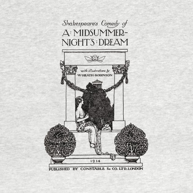 A Midsummer Night's Dream William Shakespeare Title Page by buythebook86